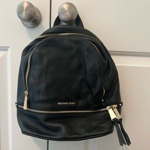 Black Michael Kors backpack